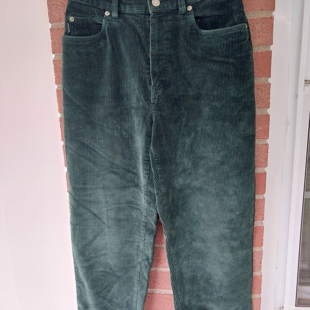 Ralph Lauren Women's Green Corduroy Pants
